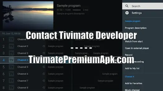 Contact Tivimate